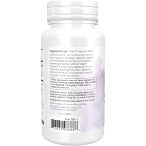 NOW Foods Solutions, Hydration Rescue with Hyabest® Hyaluronic Acid, Helps Maintain Youthful Looking Skin*,60 Veg Capsules - Suppviv