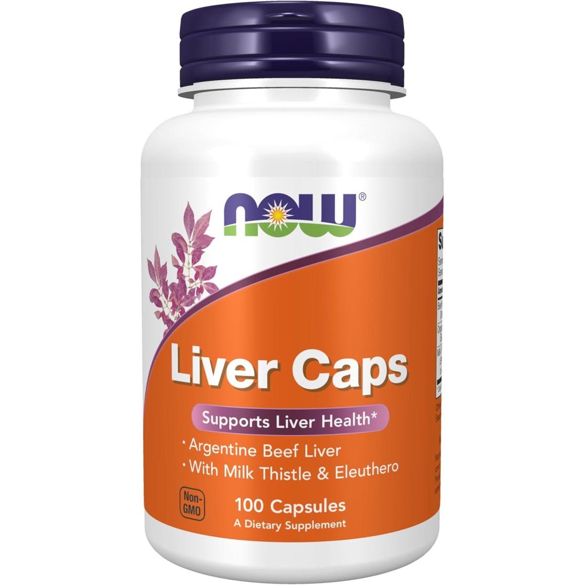 NOW Foods Supplements Liver Health with Milk Thistle 100 Capsules - Suppviv