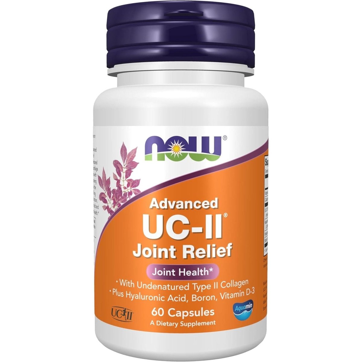 NOW Foods Supplements, UC - II Advanced Joint Relief with Undenatured Type II Collagen,60 Veg Capsules - Suppviv