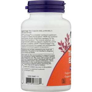 NOW FOODS Thyroid Energy, 90 CT - Suppviv