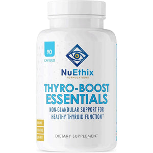 Nuethix Formulations Thyro - Boost Essentials, Non - Glandular Support to Assist with Optimal Thyroid Function, 90 Capsules - Suppviv