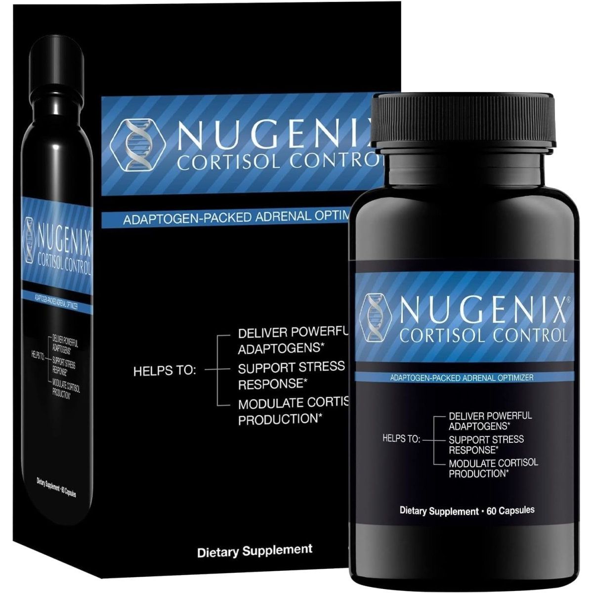 Nugenix Cortisol Control - Cortisol Manager and Adrenal Support Supplement for Men, 60 Capsules - Suppviv