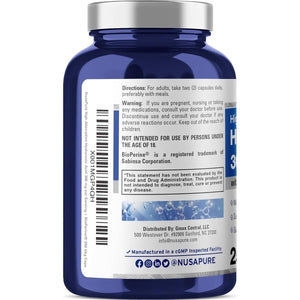 Nusapure Hyaluronic Acid 300Mg 250 Veggie Capsules (Non - Gmo, Vegan) - Suppviv