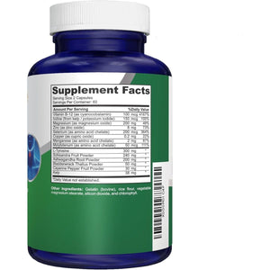 Nusapure Thyroid Support Supplement 120 Caps 1 PACK - Suppviv