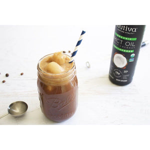Nutiva Organic MCT Oil, 1 Gallon, Unflavored for Coffee, 14G of C8 & C10 per Serving - Suppviv