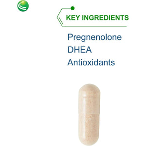 Nutra Biogenesis - Adrenal Support plus - Pregnenolone, DHEA, Herbs & Micronutrients (60 Capsules) - Suppviv