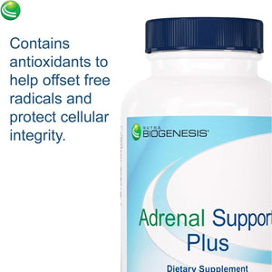 Nutra Biogenesis - Adrenal Support plus - Pregnenolone, DHEA, Herbs & Micronutrients (60 Capsules) - Suppviv
