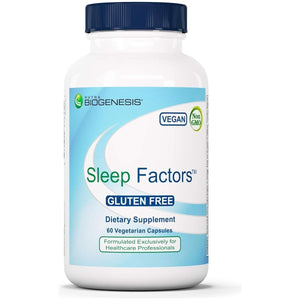 Nutra Biogenesis - Sleep Factors - Melatonin, GABA and L - Theanine 60 Capsules - Suppviv