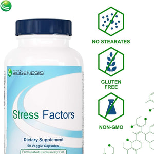 Nutra Biogenesis - Sleep Factors - Melatonin, GABA and L - Theanine 60 Capsules - Suppviv