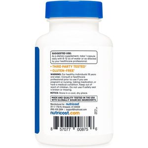 Nutricost CDP Choline (Citicoline) 300Mg, 60 Vegetarian Capsules - Suppviv
