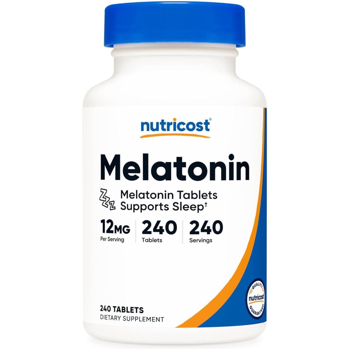 Nutricost Melatonin 12Mg, 240 Tablets - Suppviv