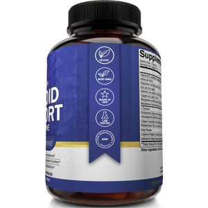 Nutriflair Thyroid Support Complex with Iodine, Ashwagandha 120 Capsules - Suppviv