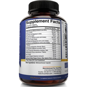 Nutriflair Thyroid Support Complex with Iodine, Ashwagandha 120 Capsules - Suppviv