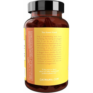 OAT MAMA Lactation Supplement | Sunflower Lecithin Softgels (30 Softgels, 1200 Mg) - Suppviv