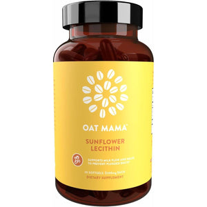 OAT MAMA Lactation Supplement | Sunflower Lecithin Softgels (30 Softgels, 1200 Mg) - Suppviv