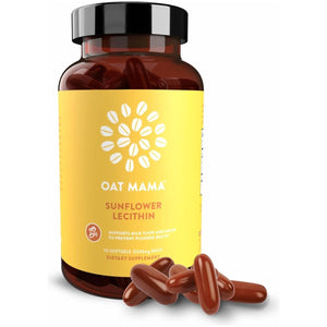 OAT MAMA Lactation Supplement | Sunflower Lecithin Softgels (30 Softgels, 1200 Mg) - Suppviv