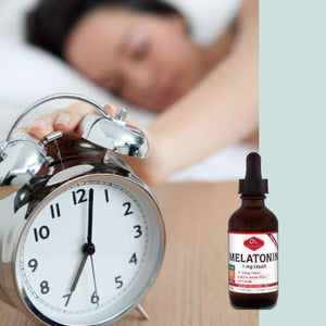Olympian Labs Liquid Melatonin 1Mg, 2 Ounce, Fall Asleep Naturally - Suppviv