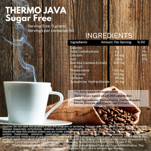 Omnitrition Thermo Java Sugar Free Drink Mix, 10.6 Oz Bottle - Suppviv