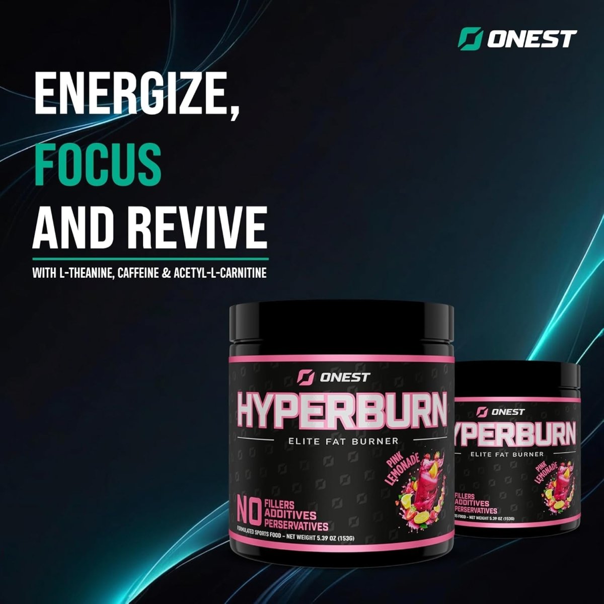ONEST Hyperburn Thermogenic Powder – Energy Boost & Performance Support 153G (30 Servings) - Suppviv