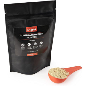 ONGROK All Natural Sunflower Lecithin Powder for Edibles, Includes 15G Scoop, Magical Binding Agent (100G /3.52Oz) - Suppviv