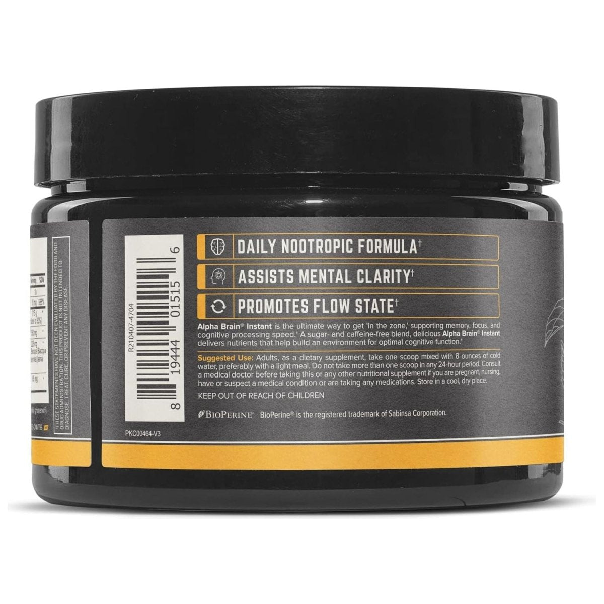 Onnit Alpha Brain Instant Peach Tub - Suppviv