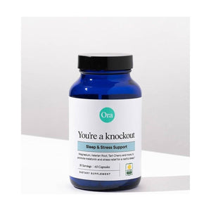 Ora Organic Natural Sleep Aid Supplement Stress Support 1 Month Supply 60 Capsules - Suppviv
