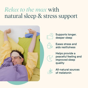 Ora Organic Natural Sleep Aid Supplement Stress Support 1 Month Supply 60 Capsules - Suppviv