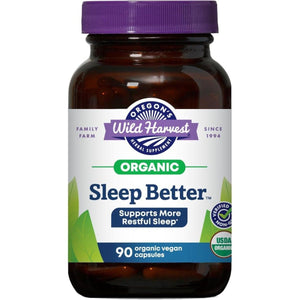 Oregon'S Wild Harvest Sleep Better Organic Supplement, 90 Count - Suppviv