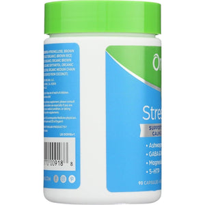 Orgain Stressless - Vegan Stress Relief Supplement 90 Count 30 Day Supply - Suppviv