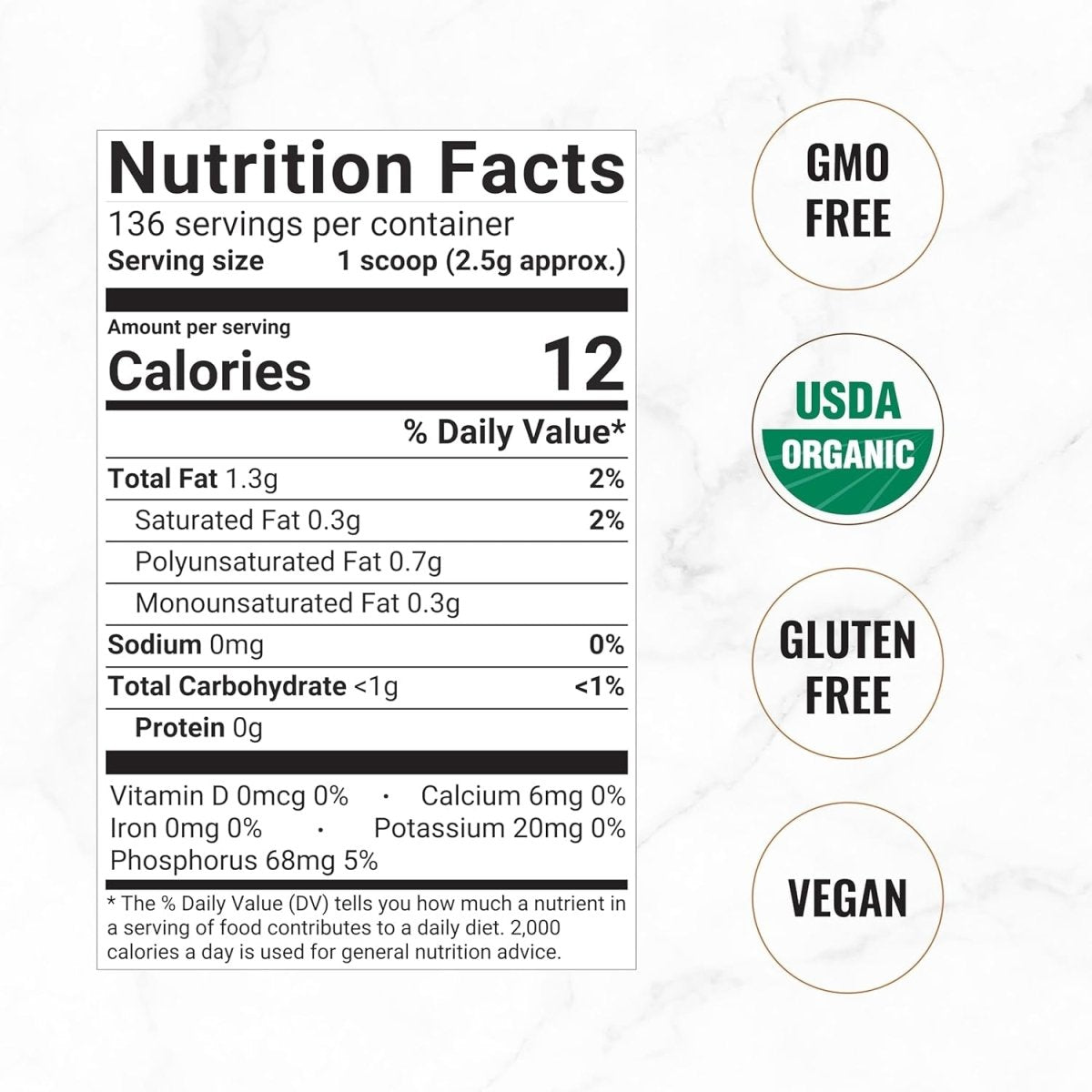 Organic Sunflower Lecithin Powder, 12Oz – Naturally Occurring Phosphatidyl Choline – Lactation Supplement for Women - Suppviv