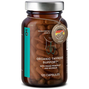 Organic Thyroid Support Natural Thyroid Supplement 120ct 1 PACK - Suppviv