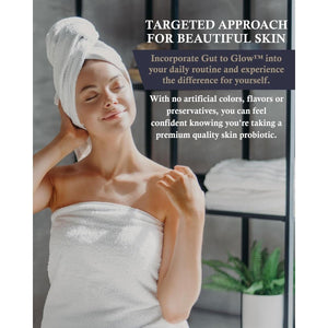 Oxiceutics - Gut to Glow – 120 Capsules - Supports Skin’S Youthful Appearance with Marine Collagen, Hyaluronic Acid & Astaxanthin - Suppviv