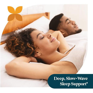 Pattern Wellness Sleep + Restore Supplement - Promotes Deep, Slow - Wave Sleep 60 Capsules - Suppviv