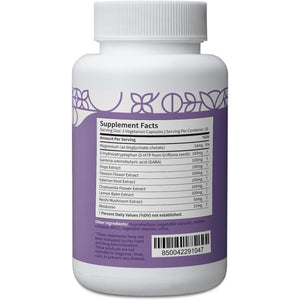 Pattern Wellness Sleep + Restore Supplement - Promotes Deep, Slow - Wave Sleep 60 Capsules - Suppviv