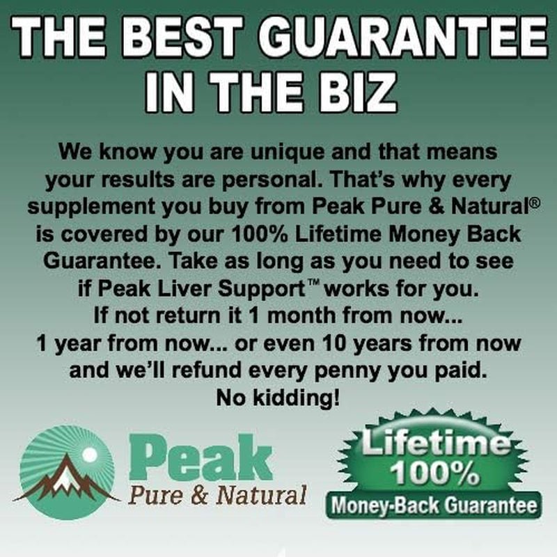 Peak Pure - Natural Peak Liver Support Milk Thistle 90 Capsules 1 PACK - Suppviv