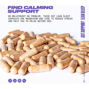 PERFORMIX - SST Support Lean Sleep - Herbal Sleep Aid Supplement 60 Capsules - Suppviv