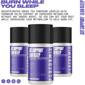 PERFORMIX - SST Support Lean Sleep - Herbal Sleep Aid Supplement 60 Capsules - Suppviv