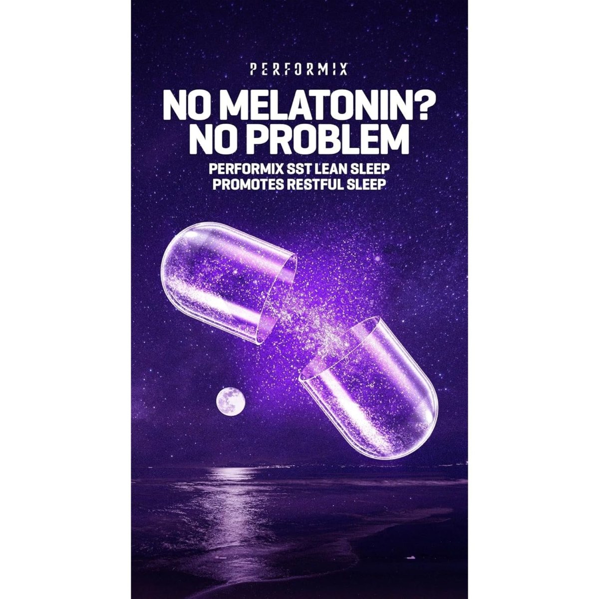 PERFORMIX - SST Support Lean Sleep - Herbal Sleep Aid Supplement 60 Capsules - Suppviv