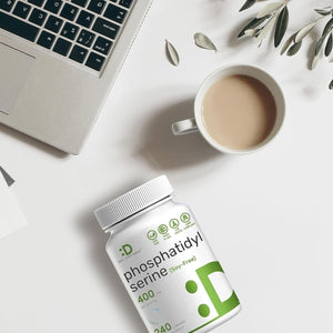 Phosphatidylserine Supplement, 400Mg Serving, 240 Capsules – Soy Free Sunflower Lecithin Source - Suppviv