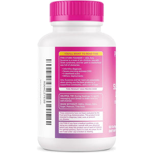 Pink Stork Sunflower Lecithin Supplement - 1200 Mg for Clogged Milk Ducts - Supports Breast Milk Flow - 60 Softgels - Suppviv