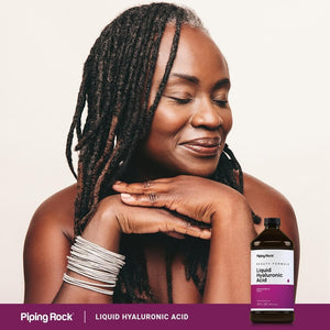 Piping Rock Liquid Hyaluronic Acid Supplement | 100Mg | 16 Fl Oz | Berry Flavor | Vegetarian Formula - Suppviv