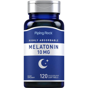 Piping Rock Melatonin 10Mg - 120 Capsules - Suppviv