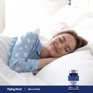 Piping Rock Melatonin 5Mg - 200 Tablets | Fast Dissolve Pills Gluten Free Supplement - Suppviv