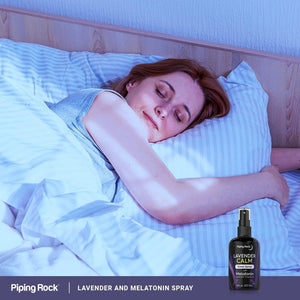 Piping Rock Melatonin Sleep Spray 8 Fl Oz with Melatonin & Lavender - Suppviv
