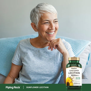 Piping Rock Sunflower Lecithin Softgel Capsules | 200 Count | Rich in Phosphatidylcholine | Soy Free, Non - Gmo, Gluten Free - Suppviv