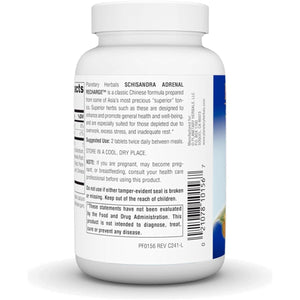 Planetary Herbals Schisandra Adrenal Complex 710Mg with Yam Rhizome, Poria Sclerotium & More - 120 Tablets - Suppviv