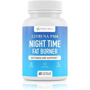 PM Night Time Weight Loss Supplement - Natural Weight Loss Pills Infused with Ashwagandha and More - 60 Capsules.