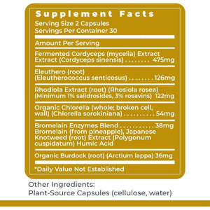 Premier Research Labs: 30 Servings - Adrenaven - Adrenal Health Supplement (60 Capsules) - Suppviv