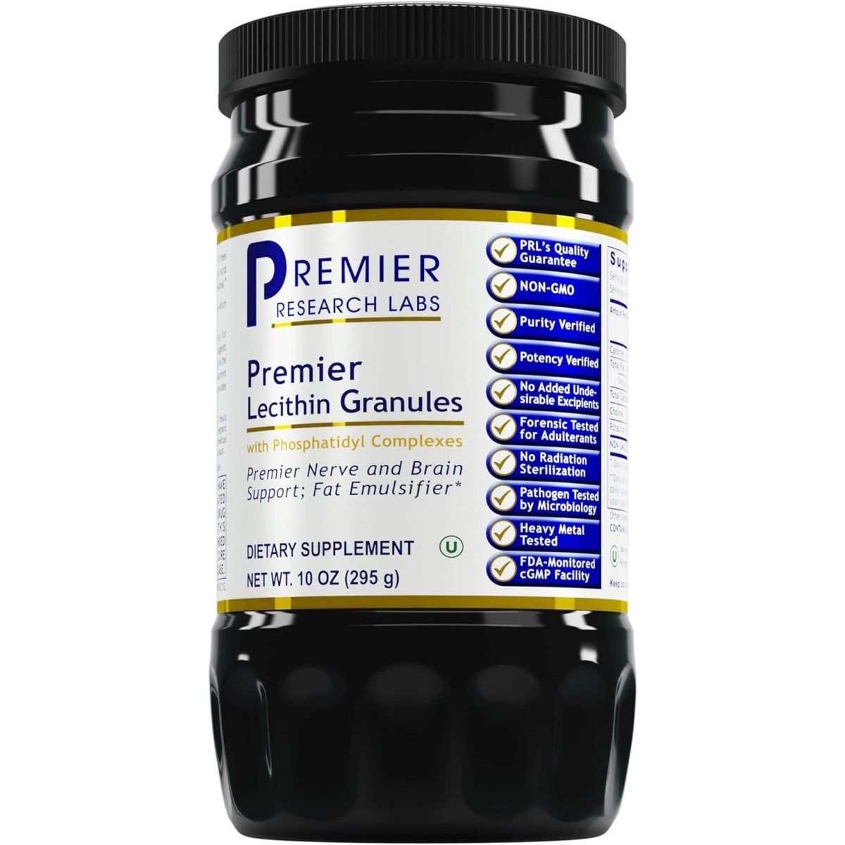 Premier Research Labs Lecithin Granules - Soy Lecithin Granules, Lecithin Supplement,10 Oz - Suppviv