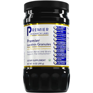 Premier Research Labs Lecithin Granules - Soy Lecithin Granules, Lecithin Supplement,10 Oz - Suppviv